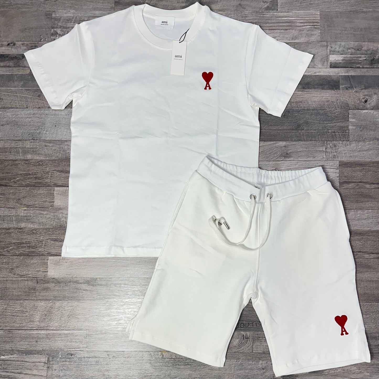 Ami Paris Set White 2025 NO