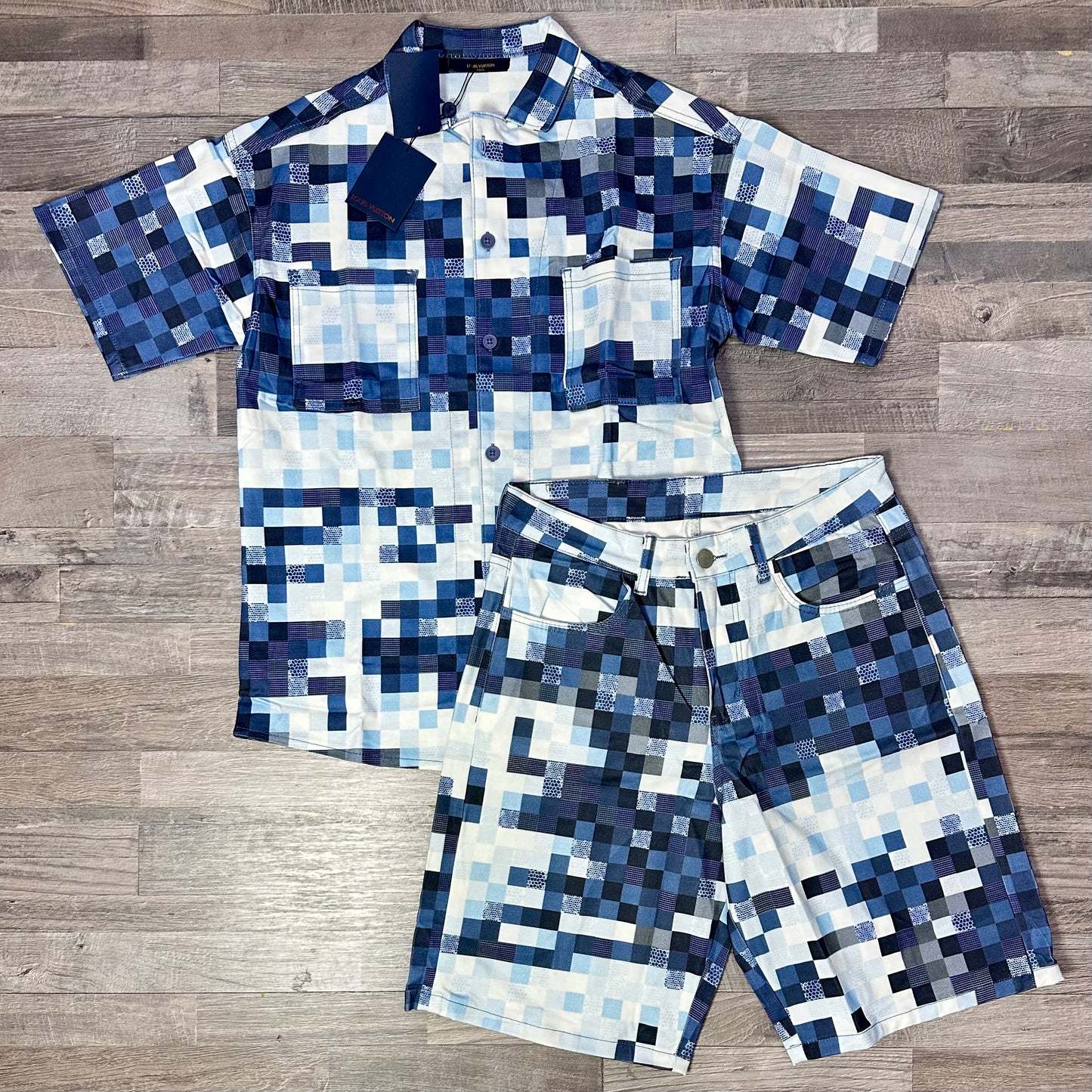 LV Minecraft Blue Denim Summer Set 2025 NO