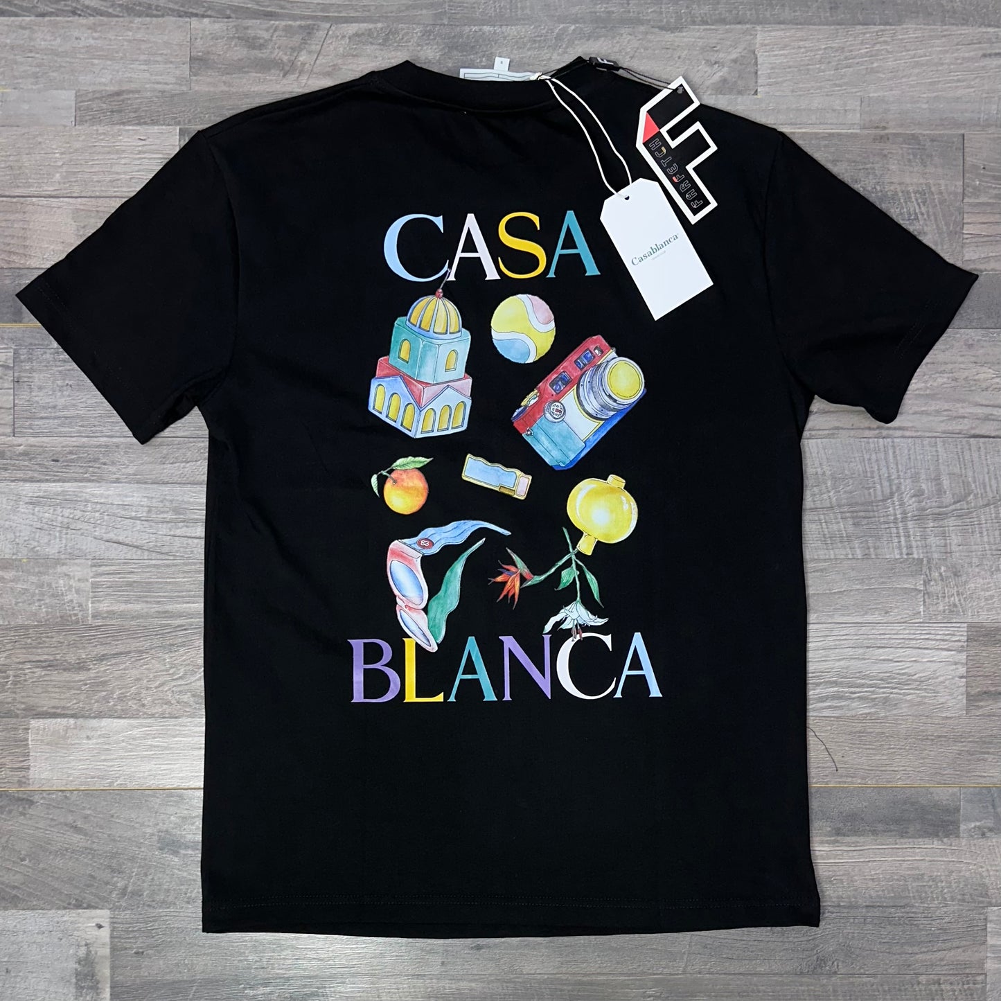 Casablanca 2025 Black T-shirt NO