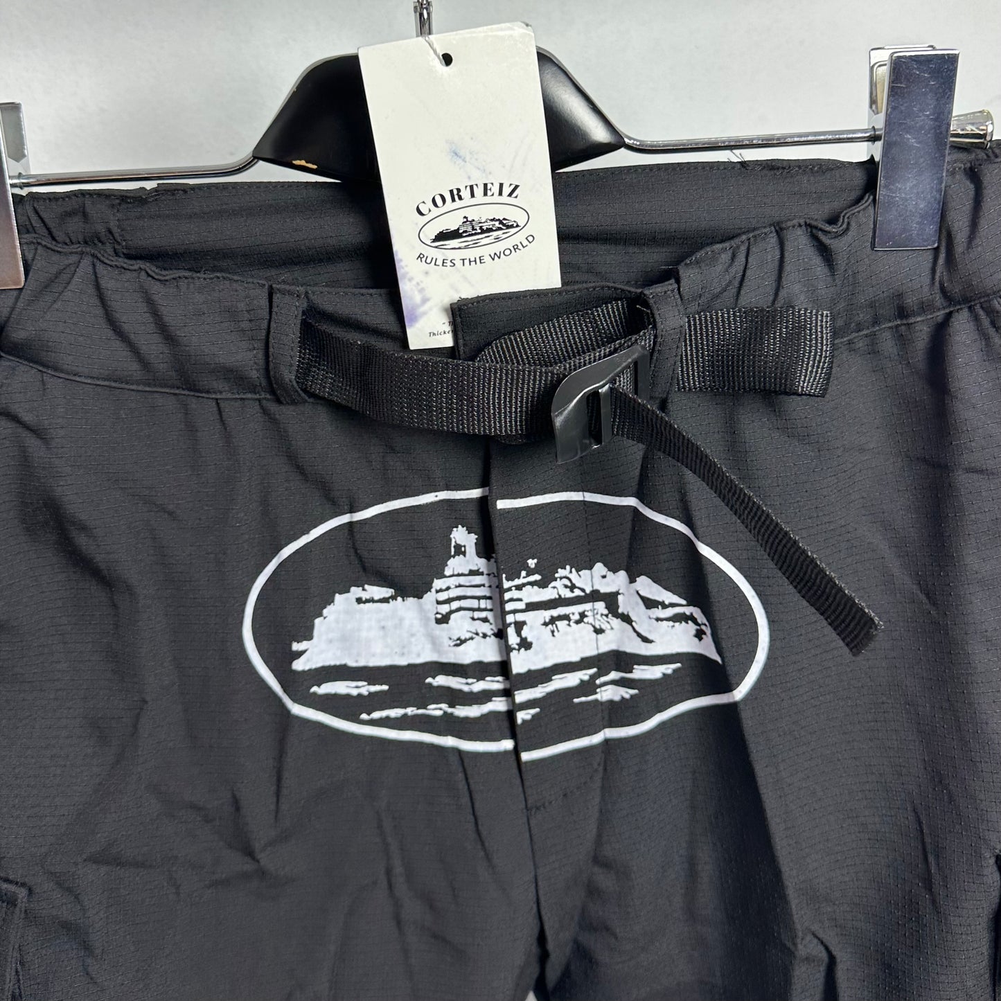 Corteiz Cargo Short Black NO 089