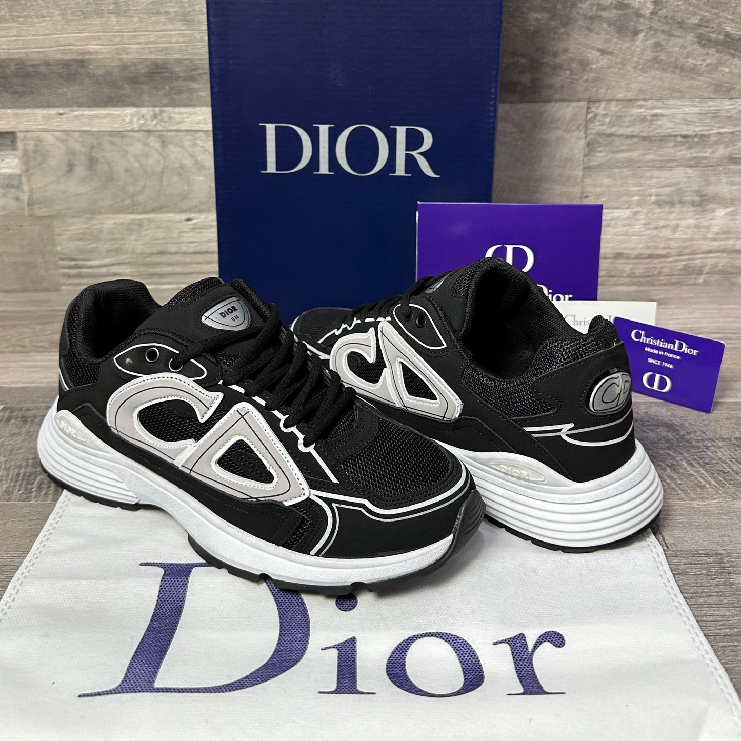 Dior B30 Sneaker Black/ White NO 3