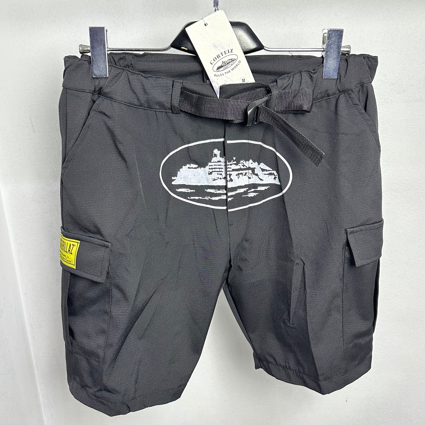 Corteiz Cargo Short Black NO 089