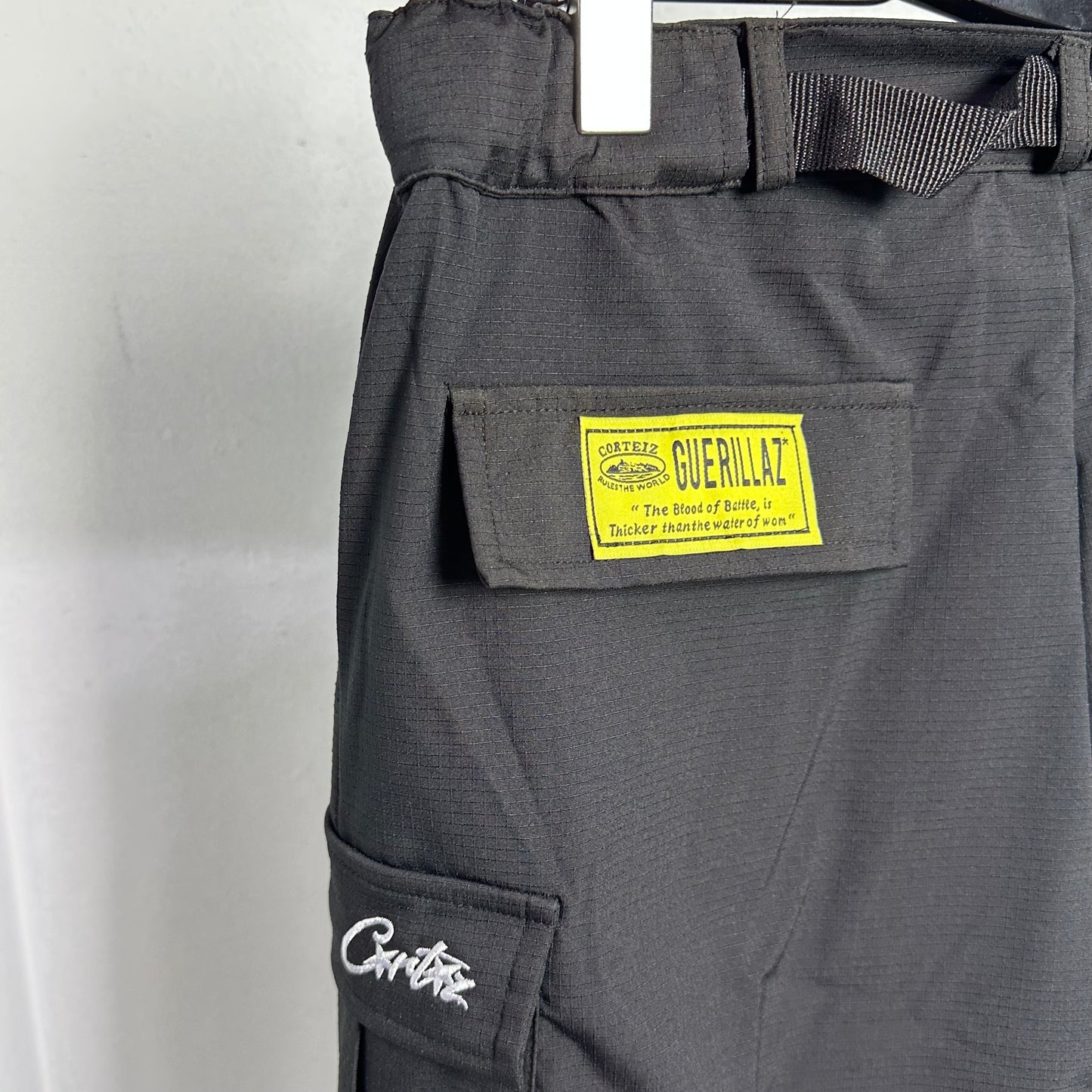 Corteiz Cargo Short Black NO 089
