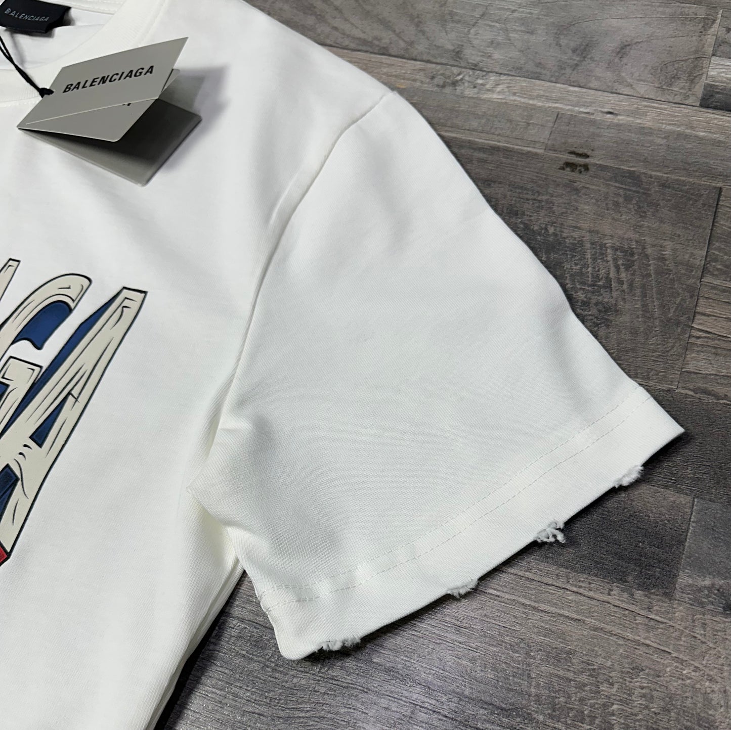 Balenciaga White Collection T-shirt Add