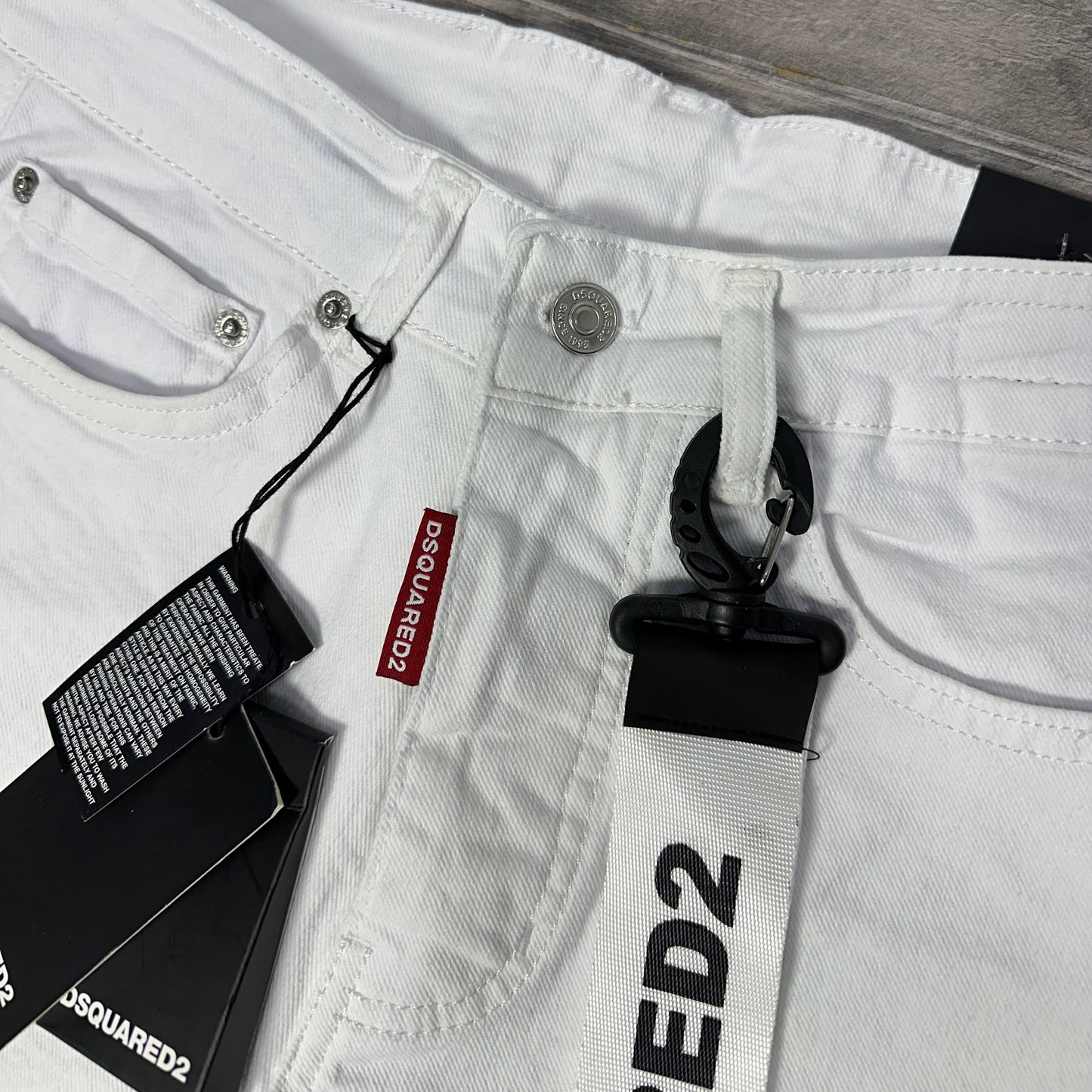 Dsquared2 Jean :Dsq White Add