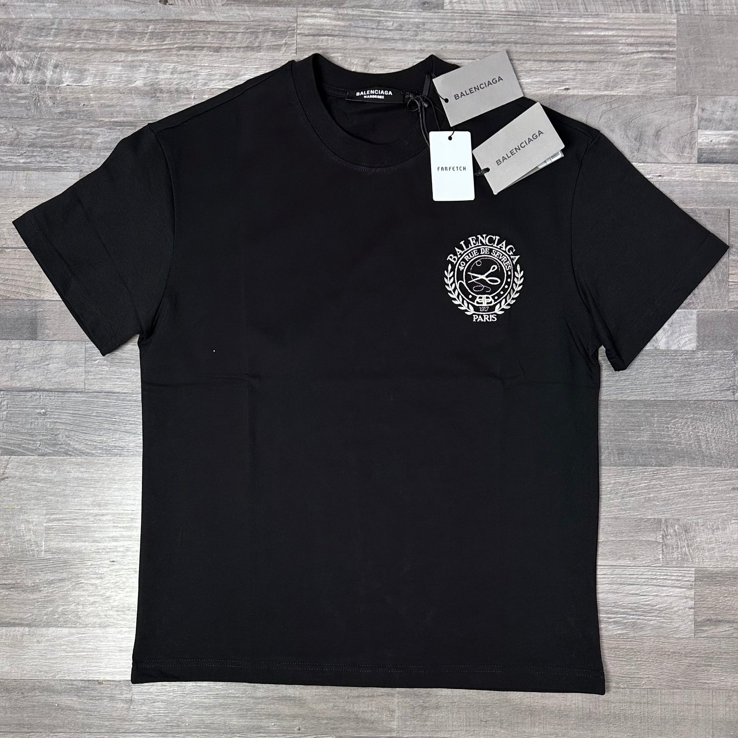 Balenciaga Paris Black Code 01 T-shirt