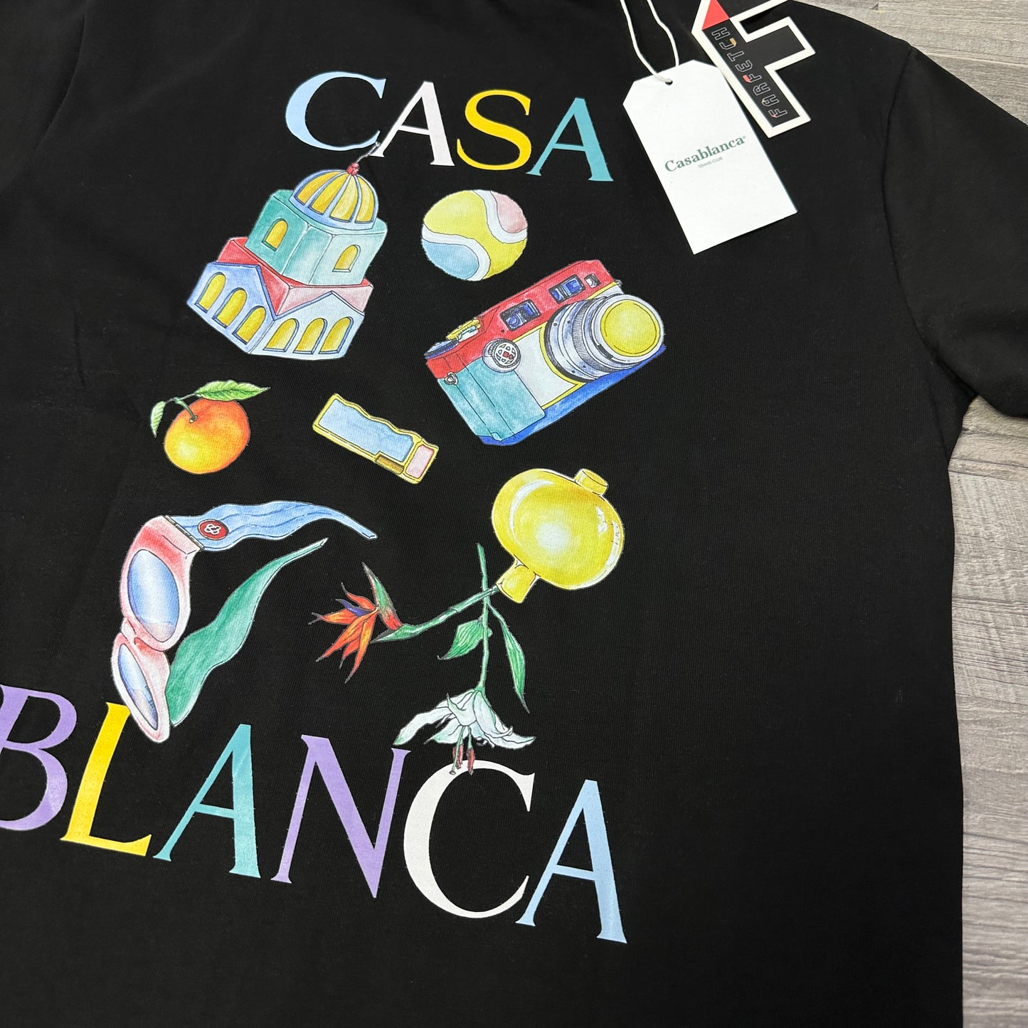 Casablanca 2025 Black T-shirt NO
