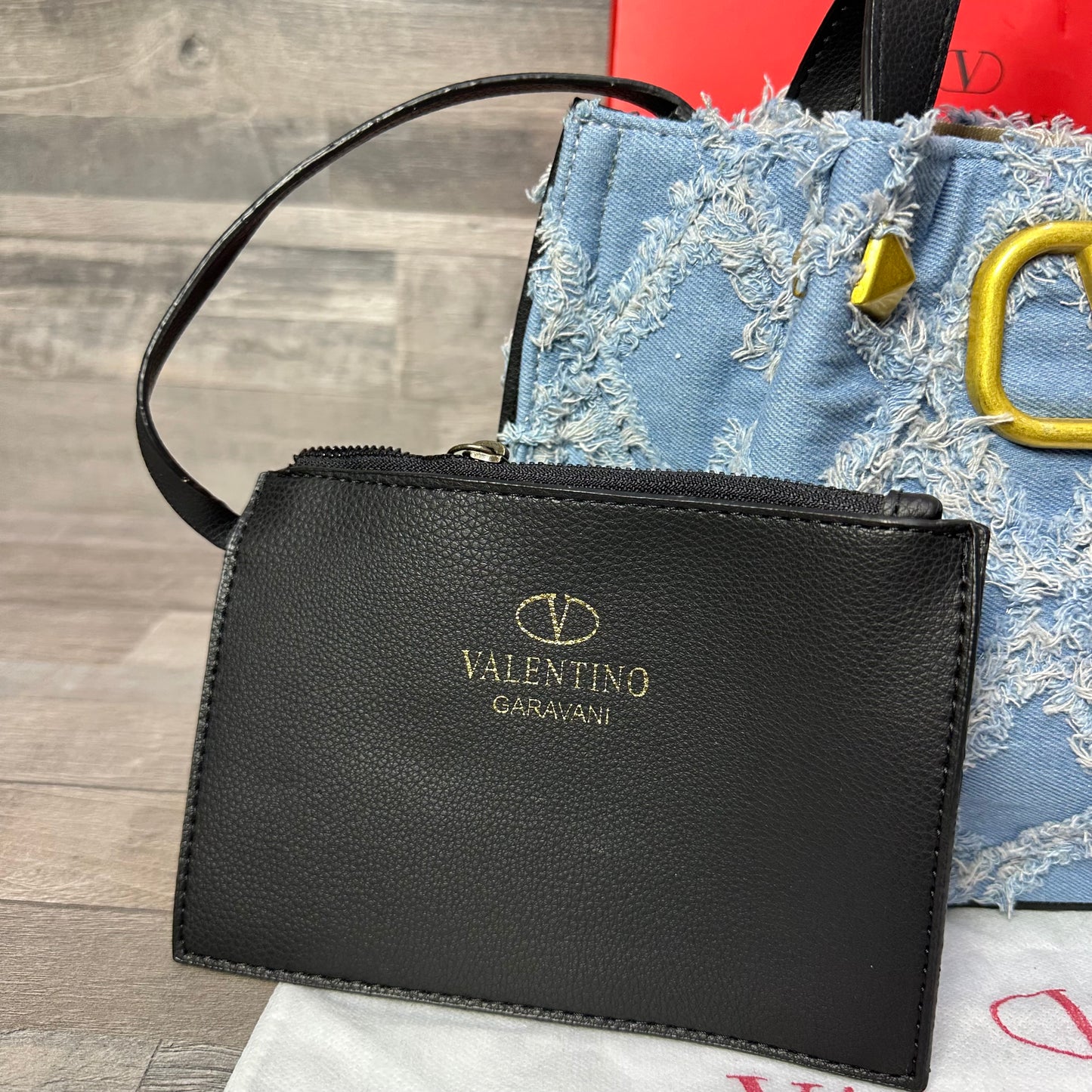 Valentino Straw Jean Black- 2025 bags women’s