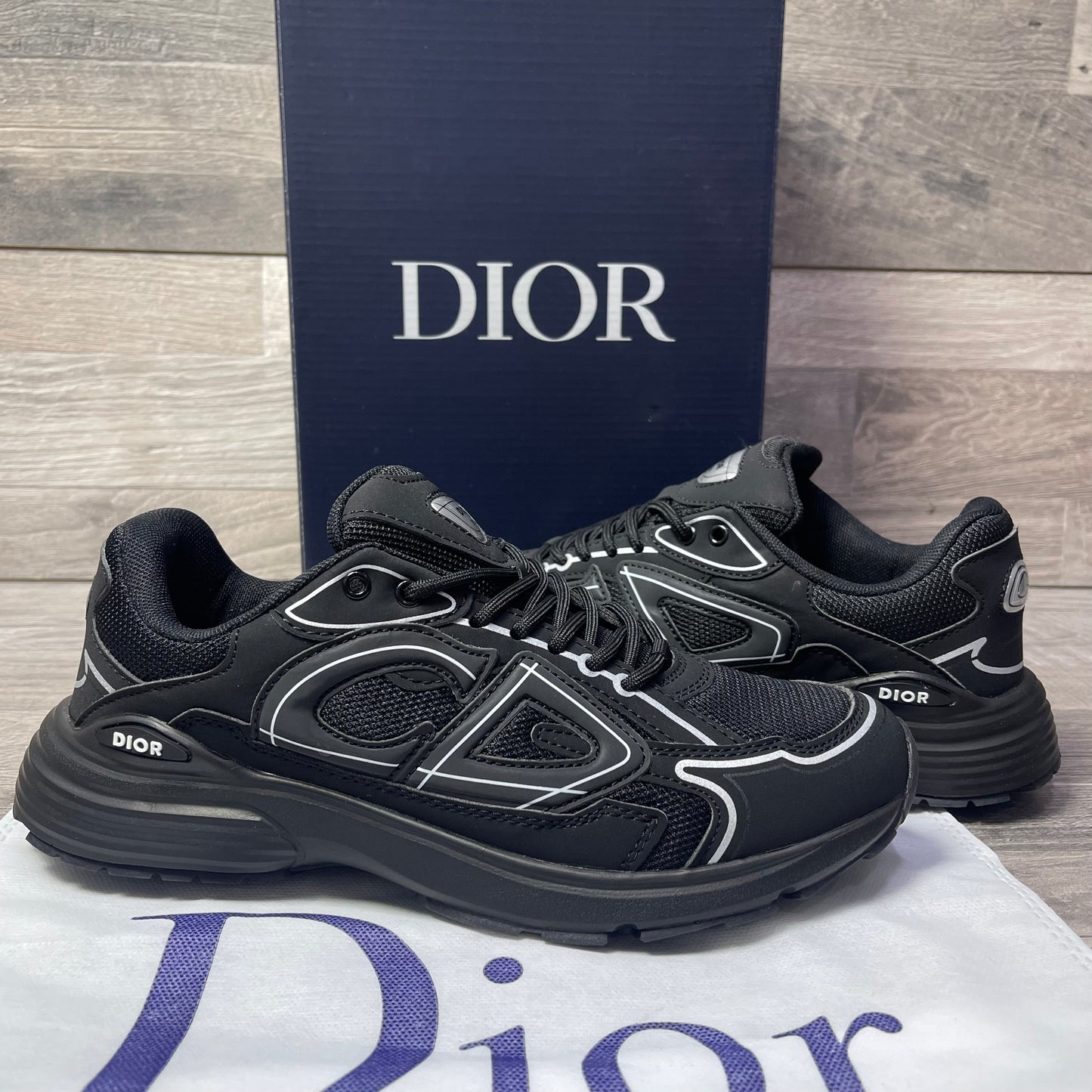 Dior B30 Sneaker Triple Black NO 4