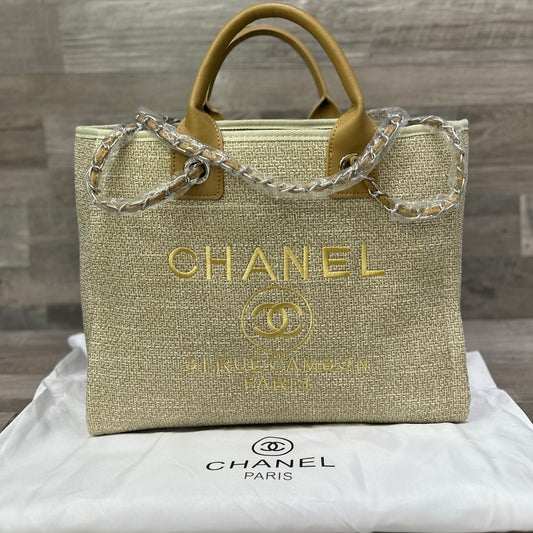 Chanel Deauville Beige - Gold bags