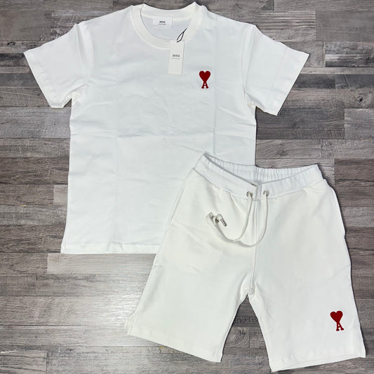 Ami Paris Set White 2025 NO