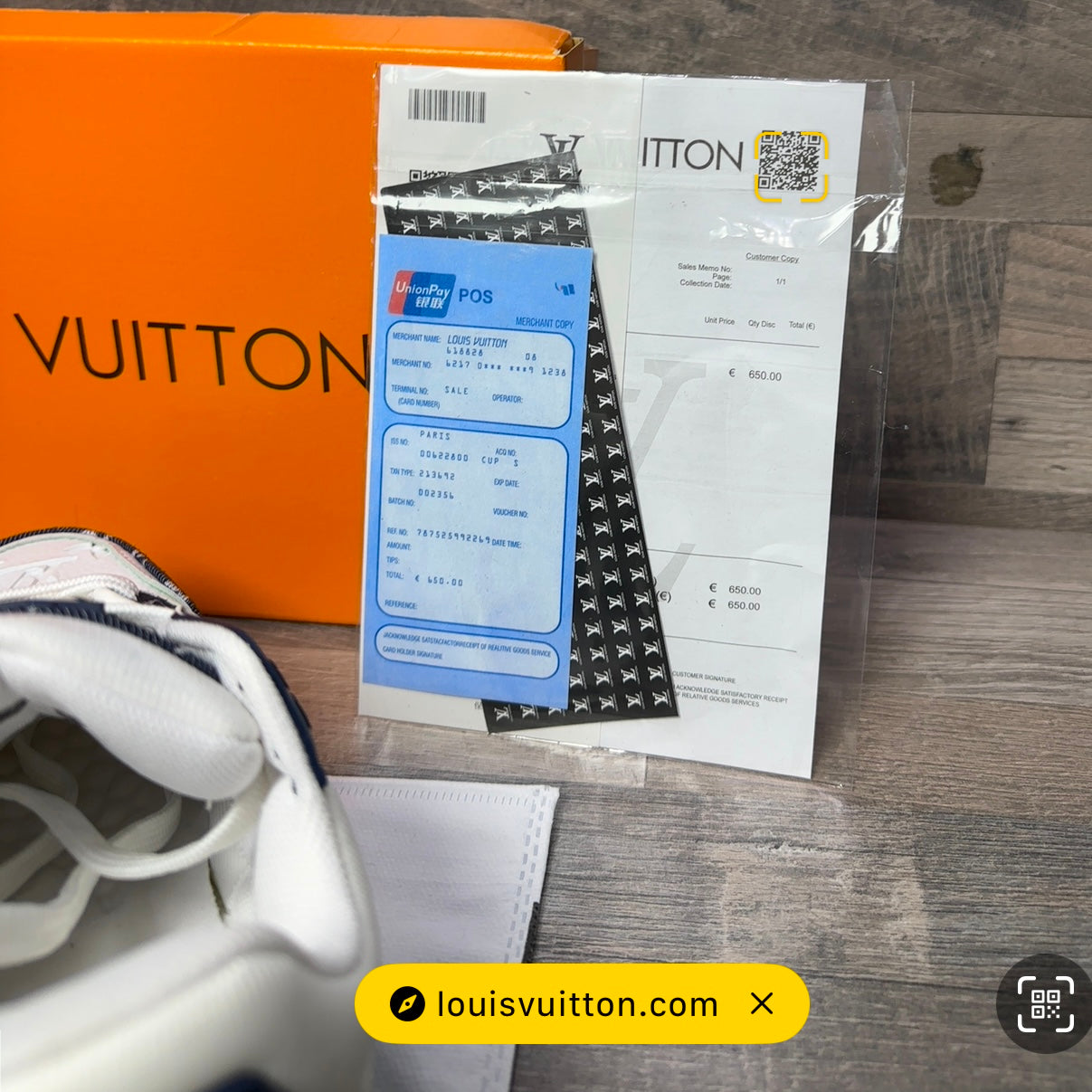 Louis Vuitton Trainer Sneaker Denim Cod 1