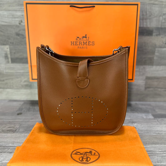 Hermes Evelyne Brown bags