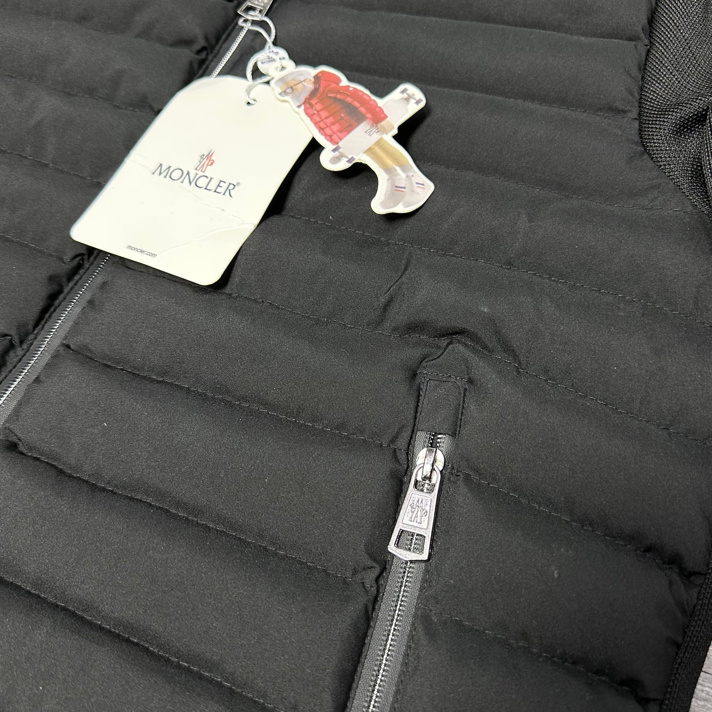 Moncler-Cardigan Jacket Black 08