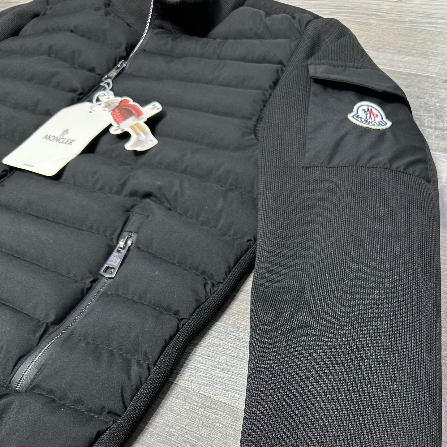 Moncler-Cardigan Jacket Black 08