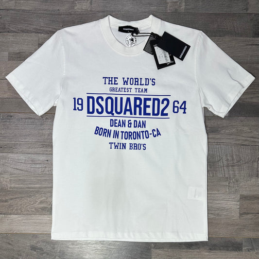 Dsquared2 Blue 1964 White T-shirt NO
