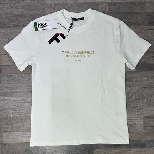 Karl Lagerfeld White Gold T-shirt NO