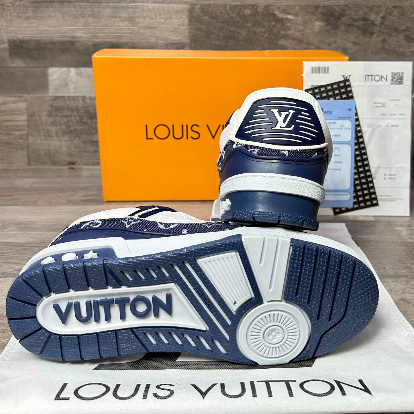 Louis Vuitton Trainer Sneaker Denim Cod 1