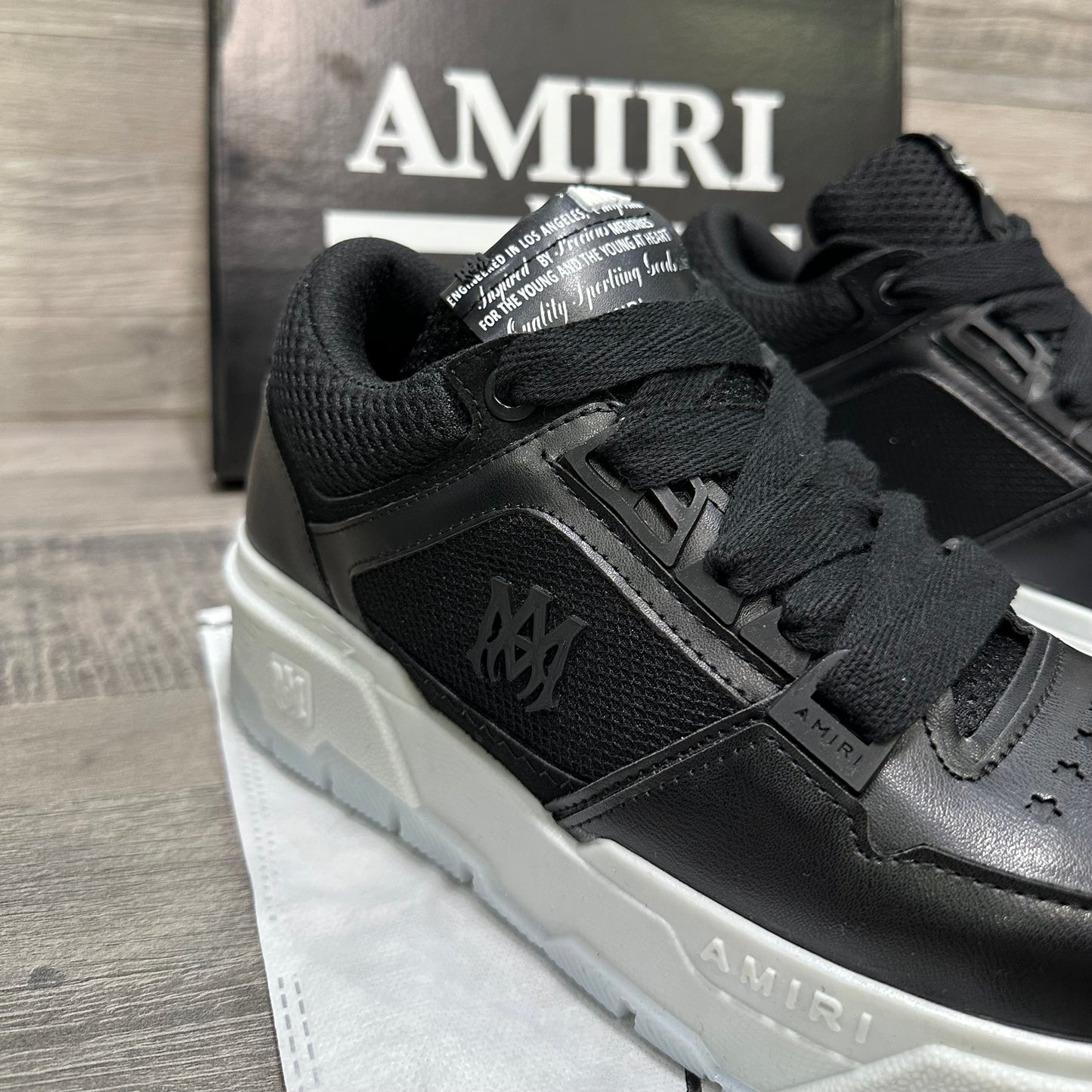 Amiri Trainer Black White Am Sneaker