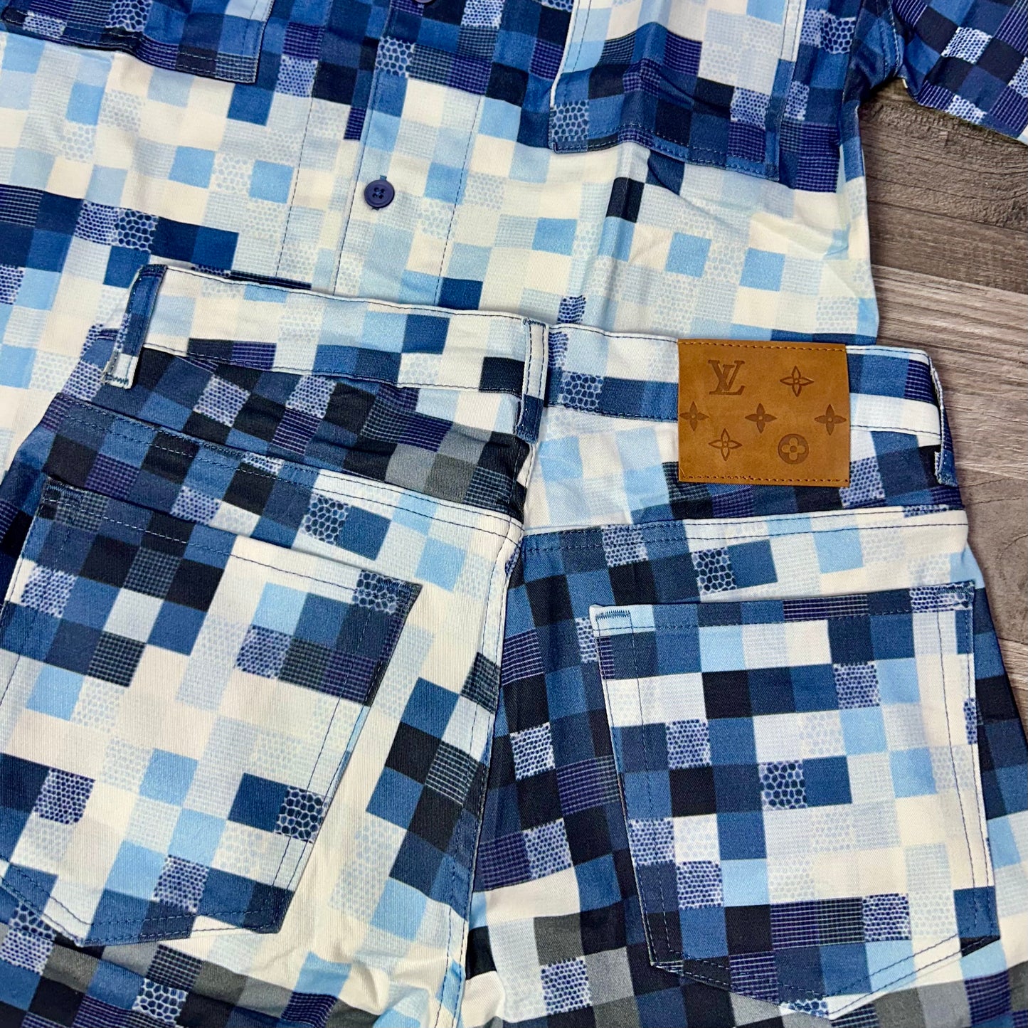 LV Minecraft Blue Denim Summer Set 2025 NO