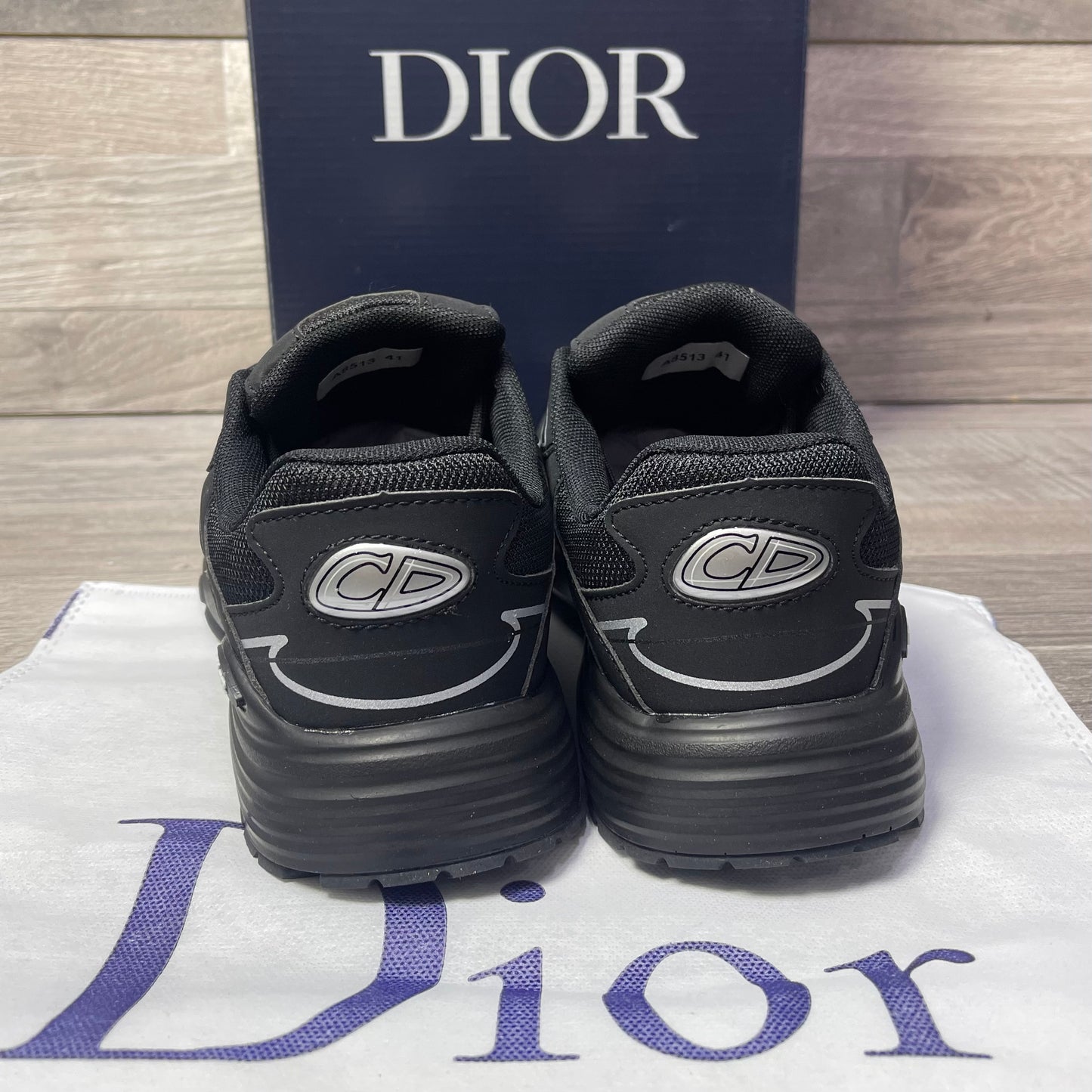 Dior B30 Sneaker Triple Black NO 4
