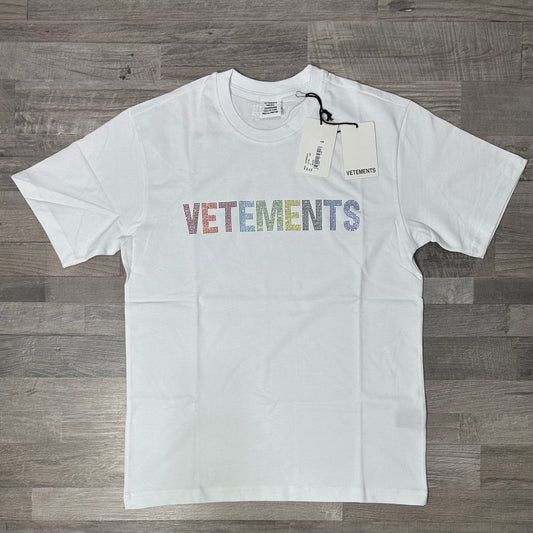 Vetements Crystal White A1 T-shirt