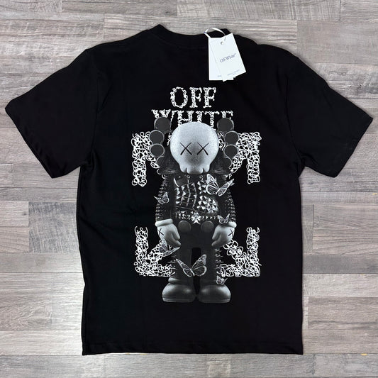 Off White Kaws 2 Black 2025 T-shirt NO