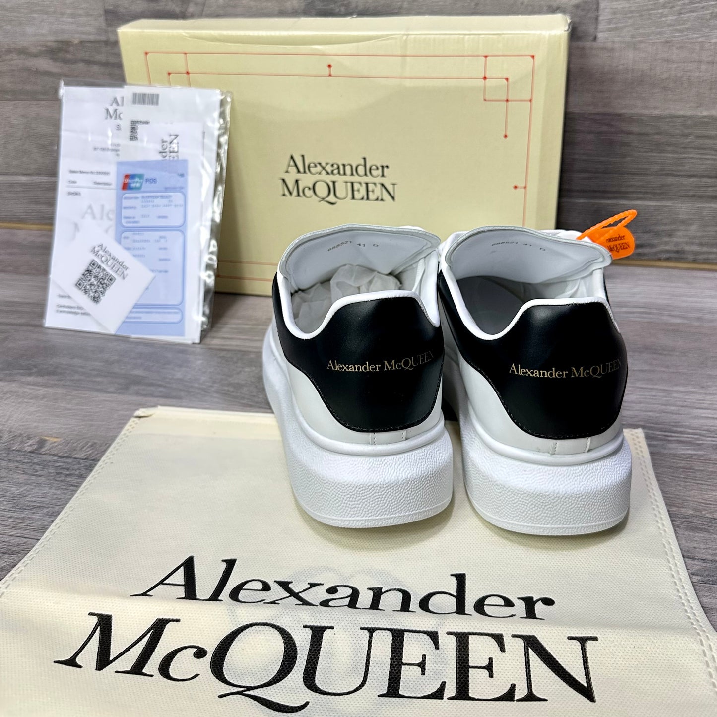 Alexander McQueen White 1 Sneaker NO