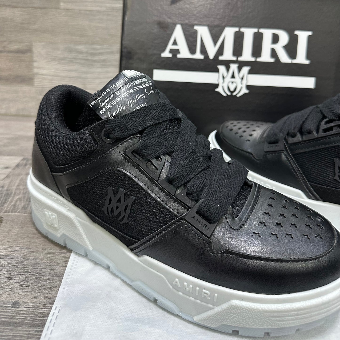 Amiri Trainer Black White Am Sneaker