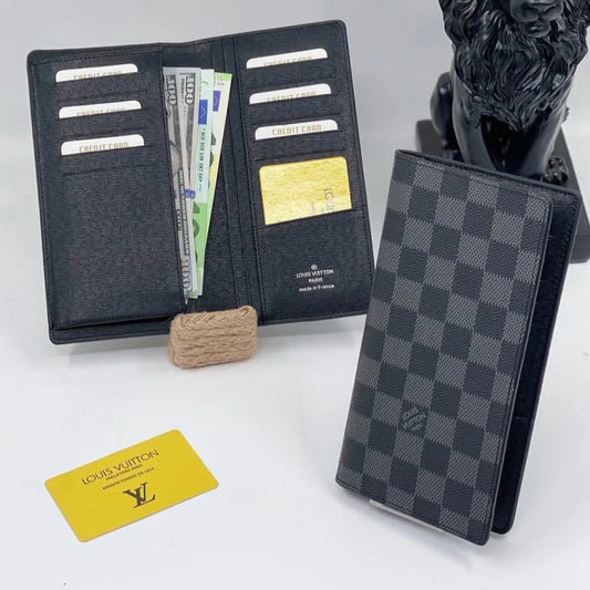 Louis Vuitton Brazza Wallet Grey Damier
