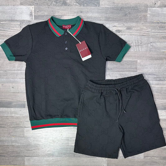 Gucci Trico Black Set Summer 1089