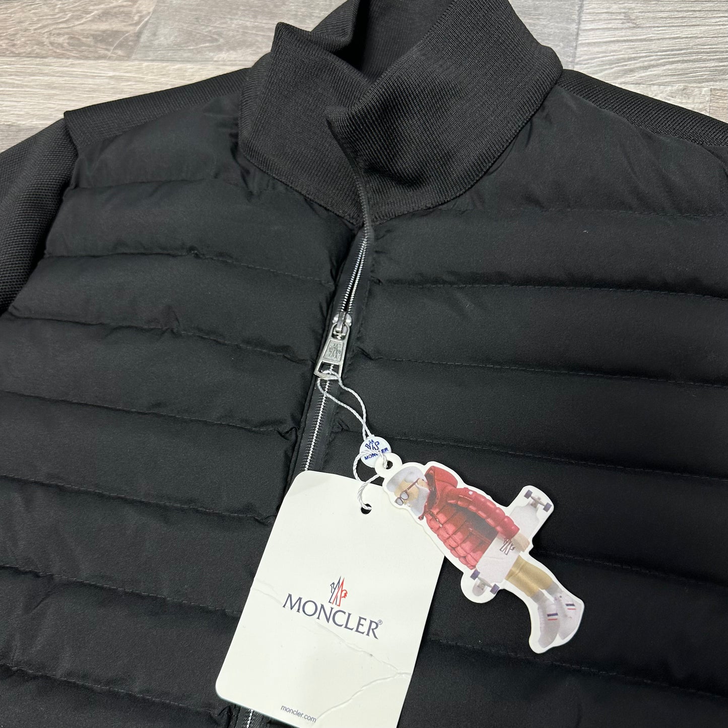 Moncler-Cardigan Jacket Black 08