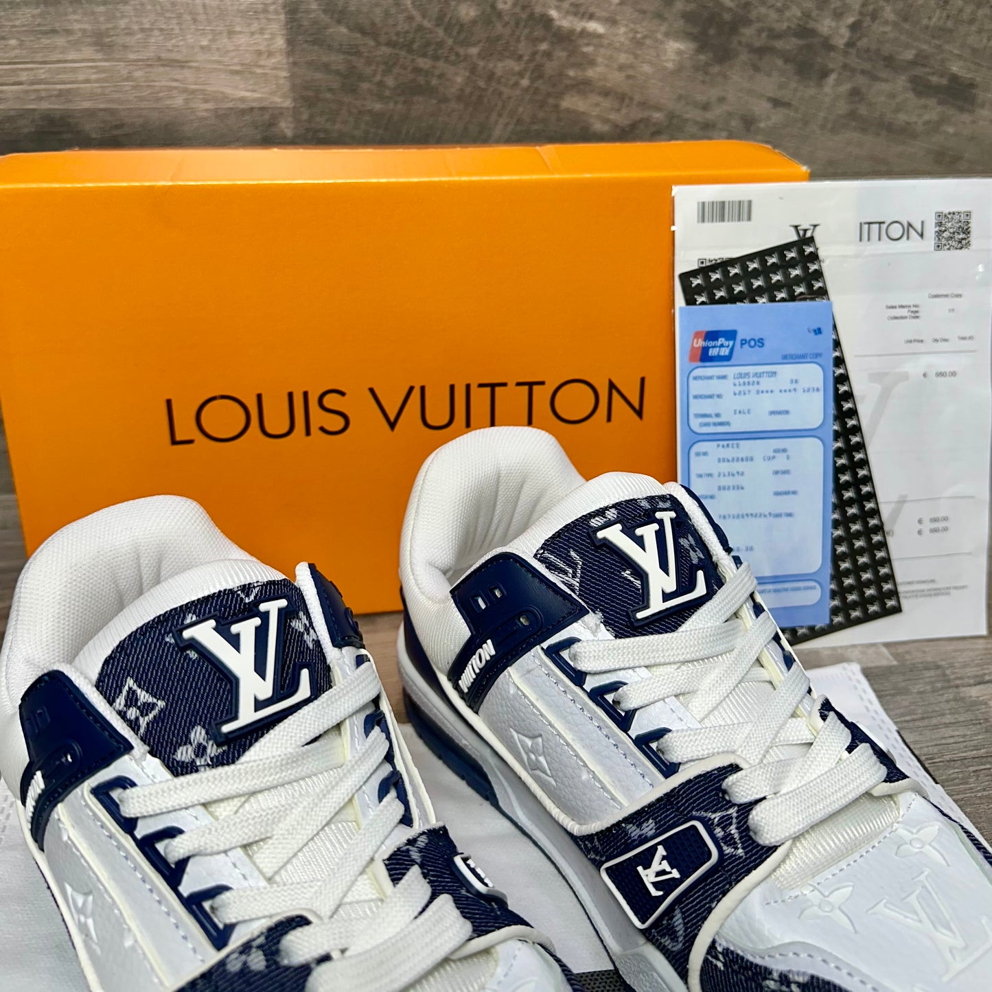 Louis Vuitton Trainer Sneaker Denim Cod 1